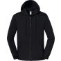 fruit of the loom Iconic Premium Hooded Sweat Jacket black