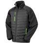 Result Compass Padded Softshell Jacket black/lime