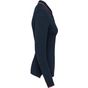 Kariban Polo maille piquée manches longues femme navy/red/white