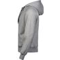 tee jays Hooded Zip Sweat heather_grey