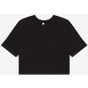 Bella Women's jersey crop tee black