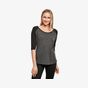 Build Your Brand Ladies 3/4 Contrast Raglan Tee