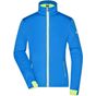 James&Nicholson Ladies´ Sports Softshell Jacket bright_blue/bright_yellow