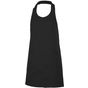 Velilla Tablier à bavette boutonné court black