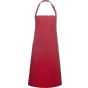karlowsky Bib apron basic with buckle and pocket red