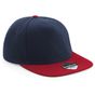 Beechfield Casquette snapback à visière plate originale french_navy/classic_red