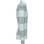 kariban Polo rayé manches longues unisexe light_grey/ice_mint_stripes