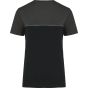 WK Designed To Work T-shirt bicolore écoresponsable manches courtes unisexe black/dark_grey