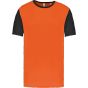 ProAct Maillot manches courtes bicolore enfant orange/black