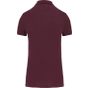Kariban Polo piqué Bio180 femme wine