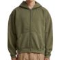 Build Your Brand Vintage Heavy Zip Hoodie warm_khaki