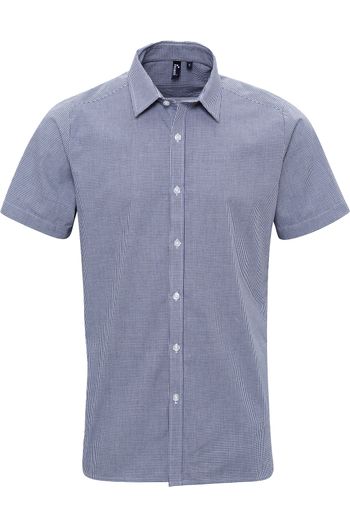 Image produit Chemise à micro carreaux Vichy à manches courtes pour homme