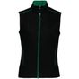 WK Designed To Work Gilet Day To Day femme black/kelly_green