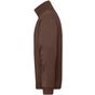 James&Nicholson Workwear Half Zip Sweat brown