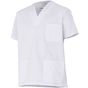 Velilla Tunique en coton manches courtes white