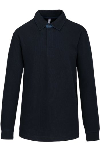 Image produit French rib - Polo côtelé manches longues