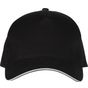 Black&Match Casquette 5 pans black/silver