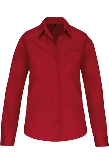 Image produit Chemise popeline manches longues femme