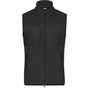 James&Nicholson Men´s Fleece Vest black/black