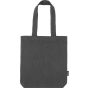 Neutral Recycled Cotton Twill Bag black_melange