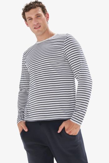 Image produit Unisex long sleeved striped T