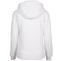 Build Your Brand Ladies Organic Hoody white