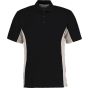 Kustom Kit Track Polo Shirt Black / Grey