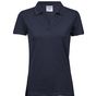 Tee Jays Women's luxury stretch v-neck polo navy