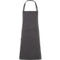 karlowsky Bib apron denim-style vintage_black