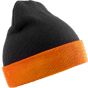 Result Recycled Black Compass beanie black/orange