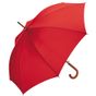 Fare Automatic Woodshaft Umbrella red