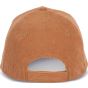 K-up Casquette en velours - 6 panneaux moka