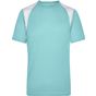 James&Nicholson Men's Running-T mint/white