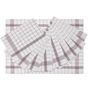 SG Accessories - Bistro Dishcloth MILAN (10-Pack) white/red