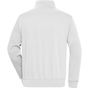 James&Nicholson Workwear Half Zip Sweat white