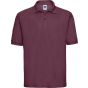 Russell Athletic Men's Classic Polycotton Polo burgundy