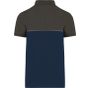 WK Designed To Work Polo bicolore écoresponsable manches courtes unisexe navy/dark_grey