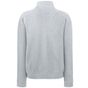 fruit of the loom Classic Zip Neck Sweat gris_chine