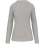 kariban T-shirt col rond manches longues femme light_grey_heather