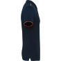 WK Designed To Work Polo Day To Day contrasté manches courtes homme navy/fluorescent_orange