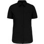 Kariban Chemise popeline manches courtes femme black