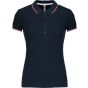 Kariban Polo manches courtes femme navy/red/white