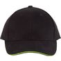 K-up Orlando - Casquette 6 panneaux black/lime