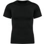 kariban T-shirt seconde peau écoresponsable manches courtes homme black