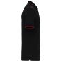 WK Designed To Work Polo Day To Day contrasté manches courtes homme black/red