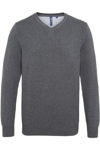Image produit Pull col V homme en coton mélangé