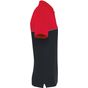 WK Designed To Work Polo bicolore écoresponsable manches courtes unisexe black/red