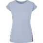 Build Your Brand Ladies Extended Shoulder Tee Powder blue