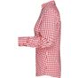 James&Nicholson Ladies´ Traditional Shirt red/white