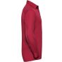 Russell Chemise en Popeline Polyester/Coton classique manches longues homme classic_red